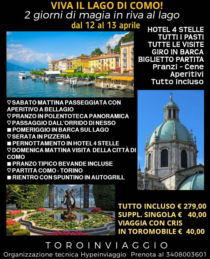 TUTTI A COMO! - TOROinviaggio