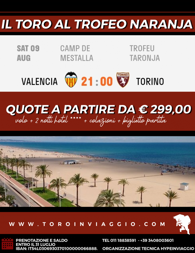 TUTTI A VALENCIA! - TOROinviaggio