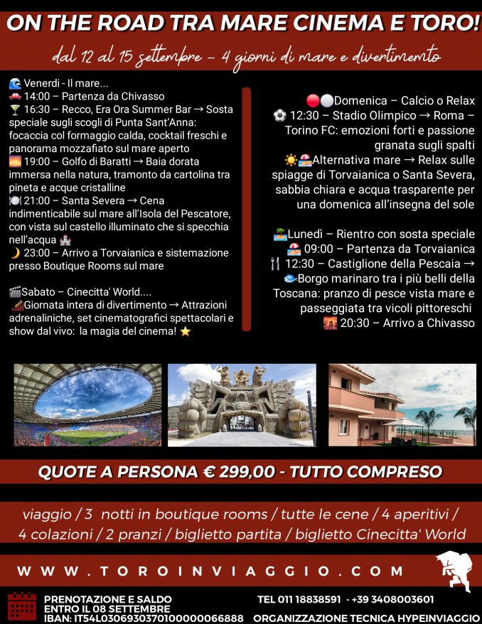 TUTTI A ROMA - TOROinviaggio